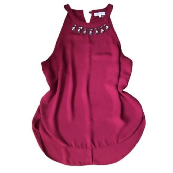 1 STATE Sleeveless blouse open side Size Small - Picture 1 of 9